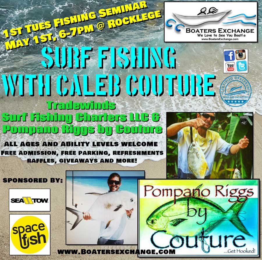 Surf fishing seminar featuring Caleb Couture