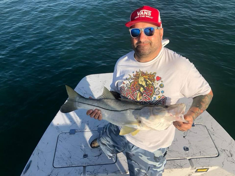Capt. Jesse caught a good number of big snook out of Sebastian Inlet