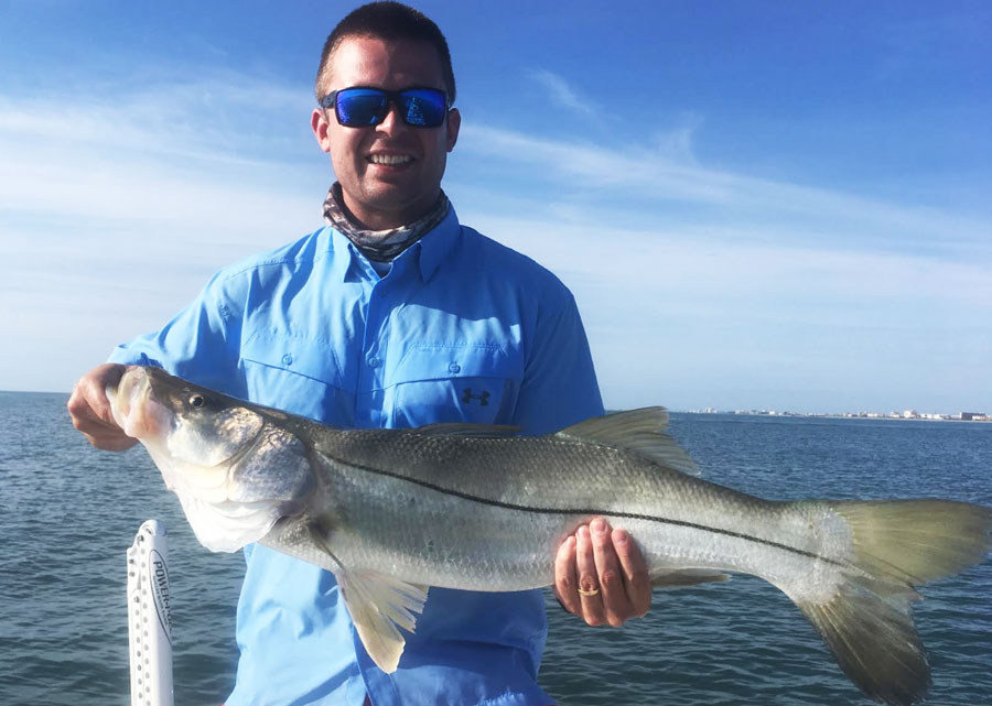 snook caught nearshore with Capt. Jim Ross