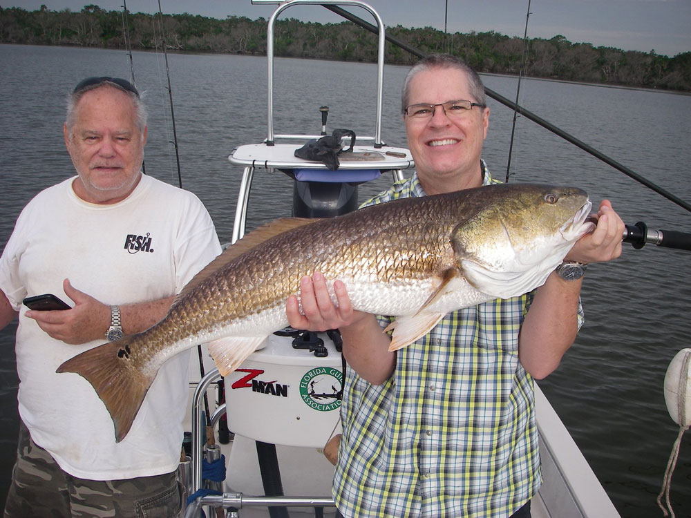 Capt. Mark Wright finds a big redfish