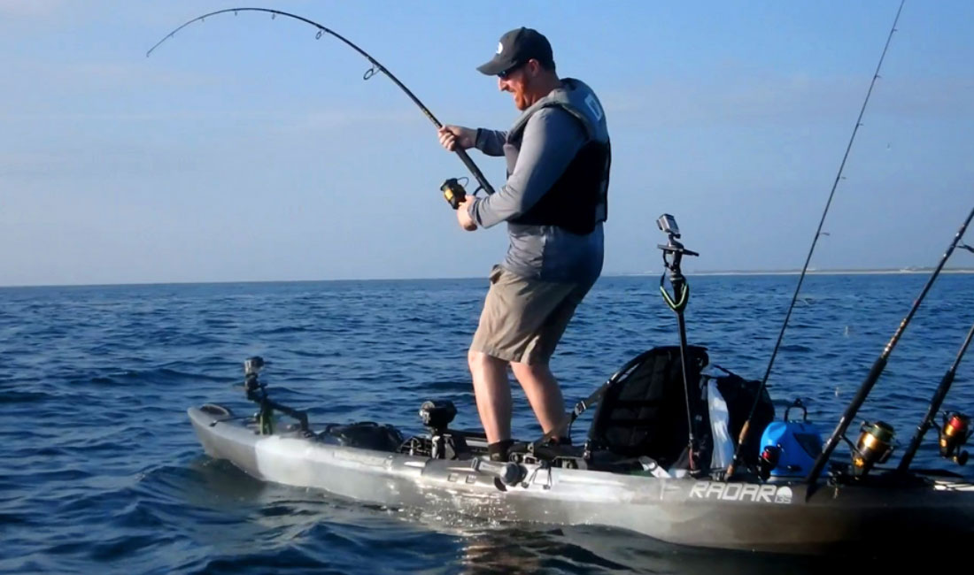 If you plan to stand while kayak fishing, look for a kayak with good stability