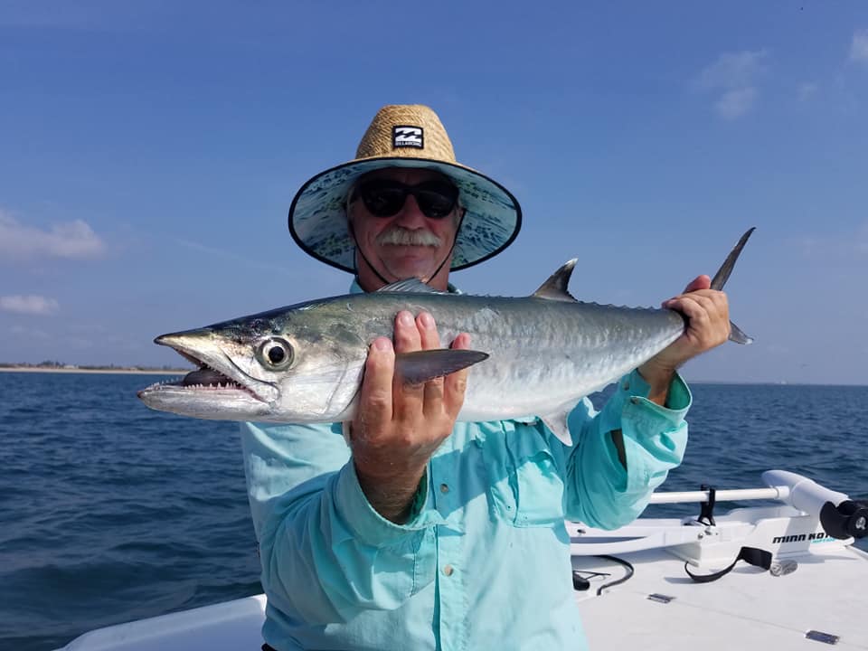 Another kingfish caught off the beach with Capt. Alex Gorichky!