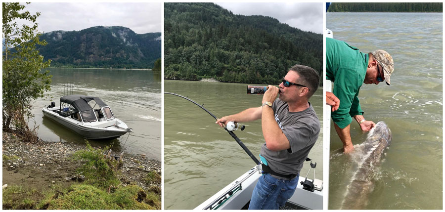 sturgeon fishing in British Columbia