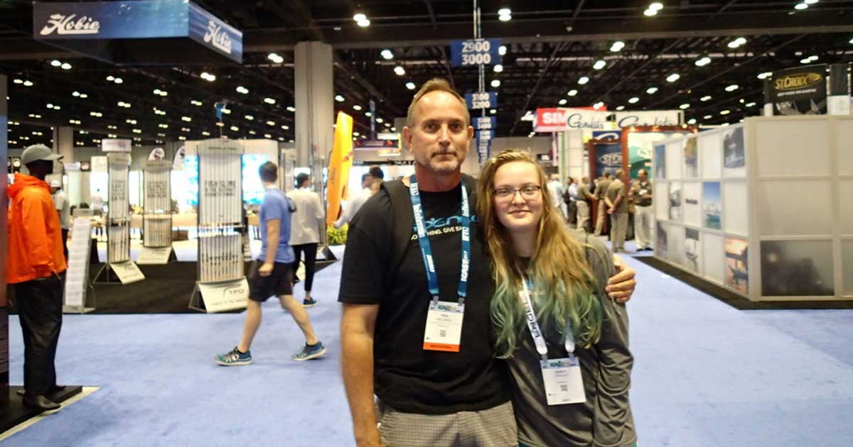 Paul and his daughter enjoy another ICAST