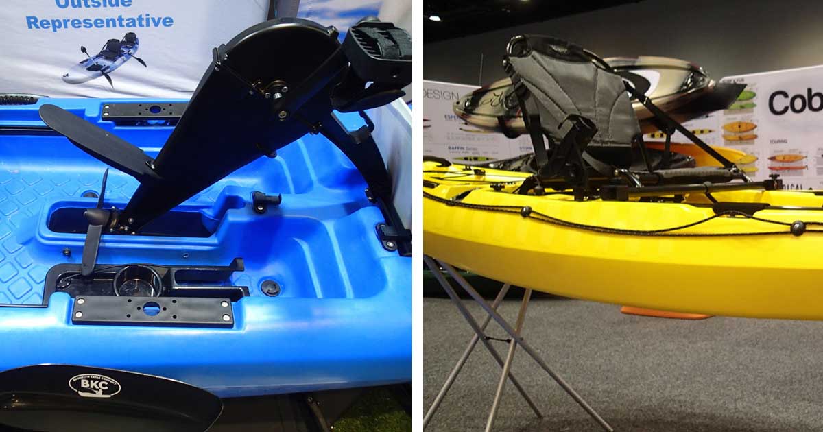 peddle-driven kayaks