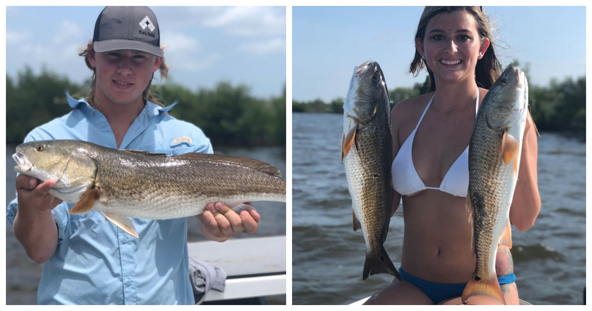 redfish bite has turned on in the Mosquito Lagoon!