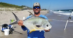 Permit surf fishing sebastian inlet