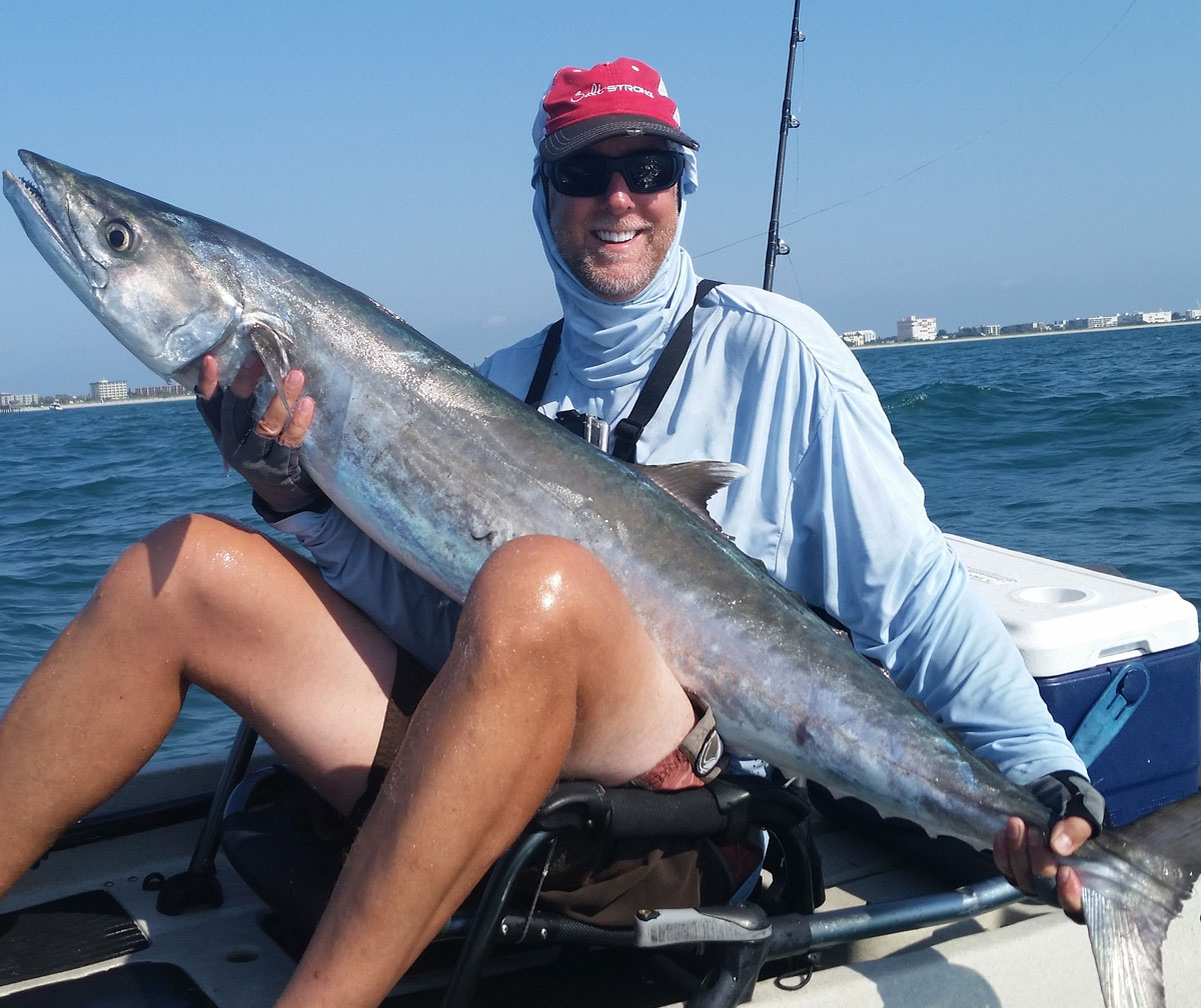 big kingfish from the kayak