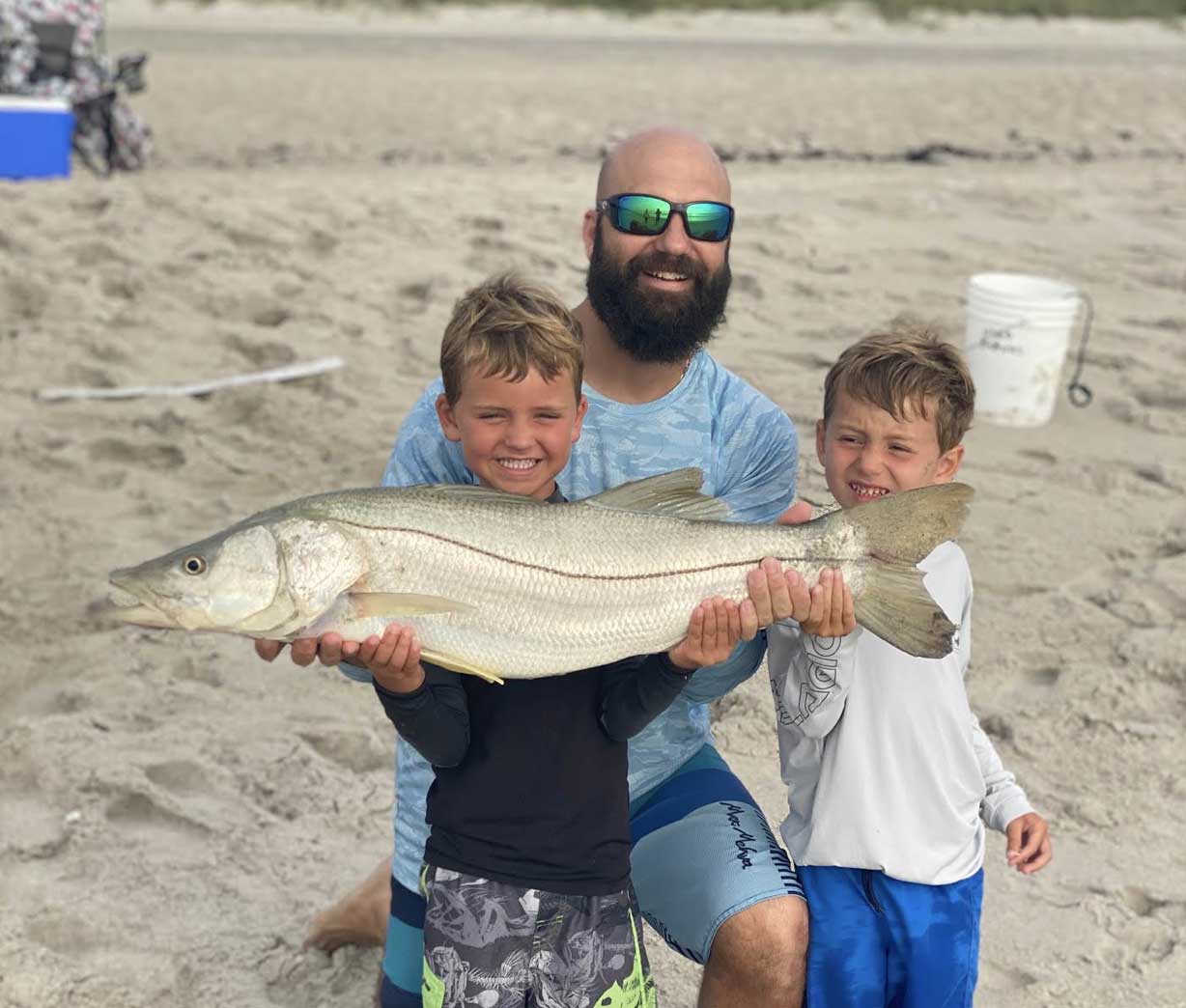 snook fishing in the surf