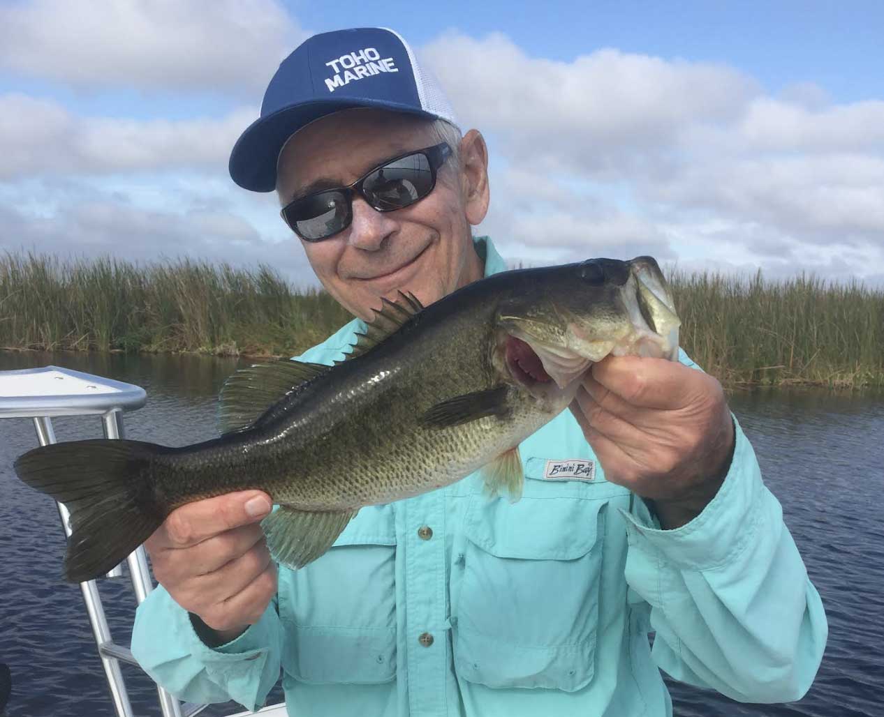 Speed Worm at Lake Toho to Find Bass during the Spawn 