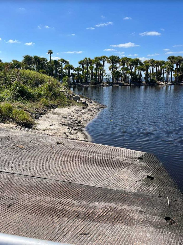 stick marsh boat ramp