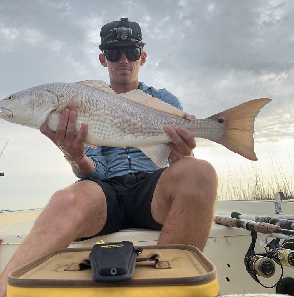 Jonathan Wallhauser landed a beautiful redfish!