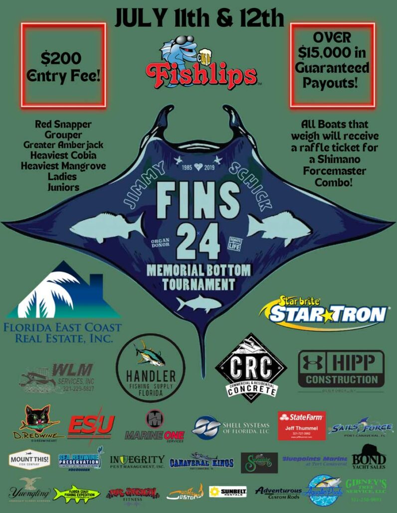 fins24 memorial bottom fishing tournament