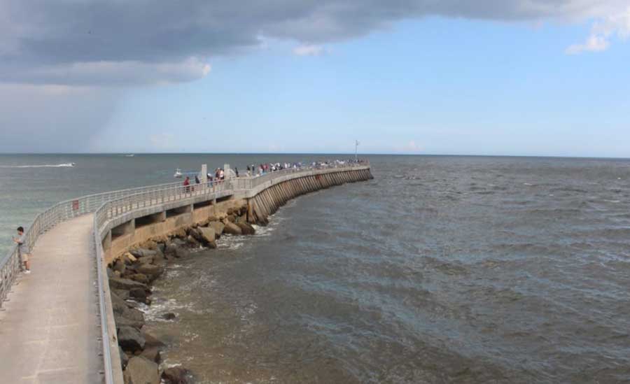 poor water conditions @ sebastian inlet